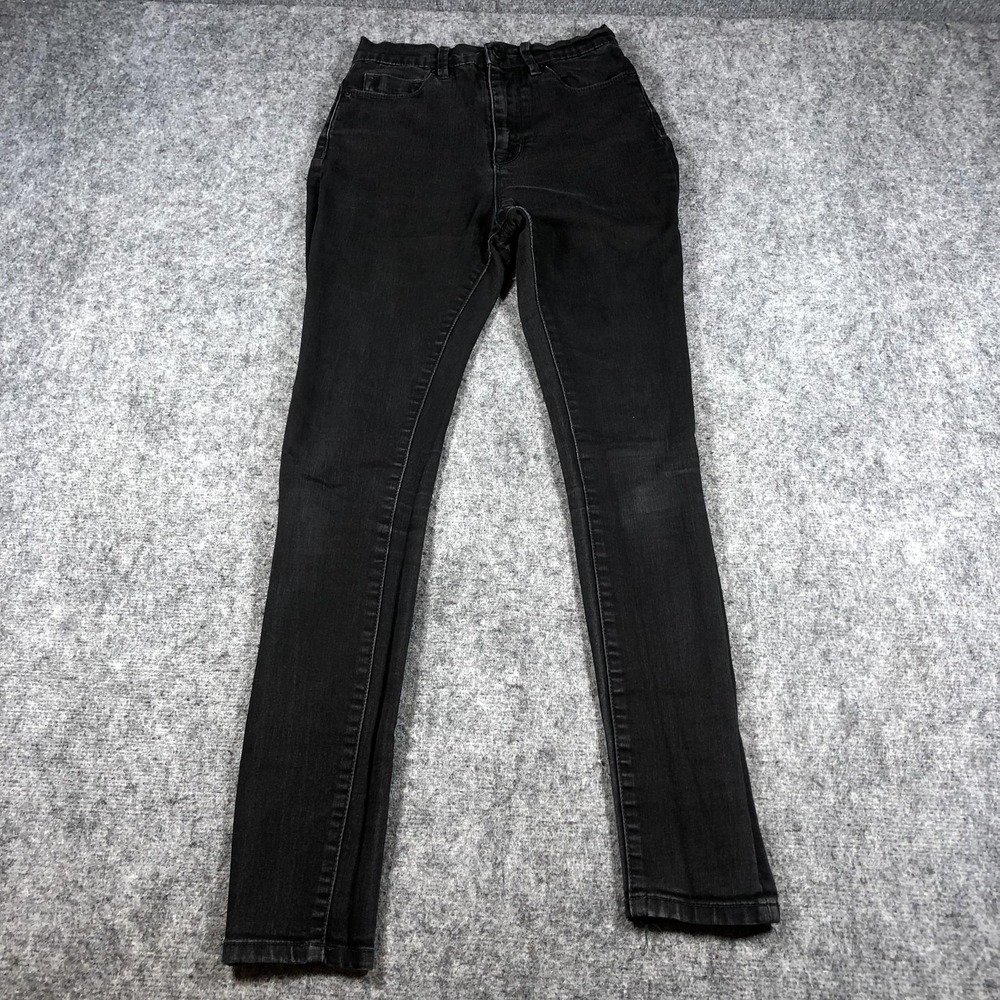 BDG Jeans‎ Womens 24W 29L Black Super High Rise Twig Ankle Skinny Stretch Denim